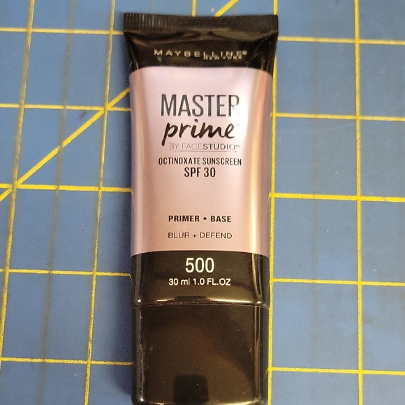 Maybelline Master Primer Base 500 Blur + Defend 30ml New - Picture 1 of 3